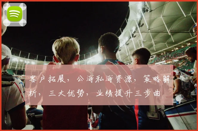 客户拓展，公海私海资源，策略解析，三大优势，业绩提升三步曲